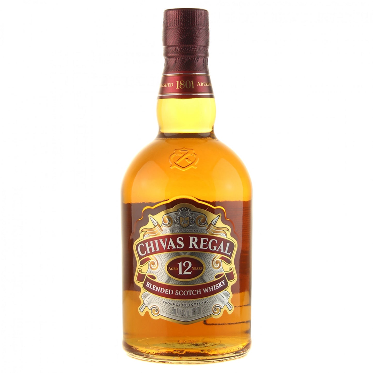 Chivas Regal Blended Scotch Whiskey Bottle