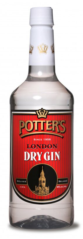 Potter's London Dry Gin Bottle