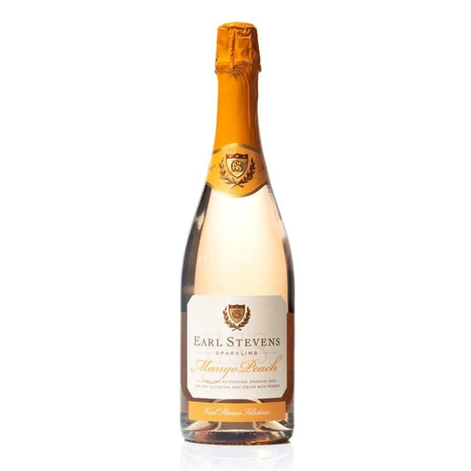 Earl Stevens Mango Peach Sparkling Wine Bottle