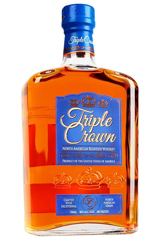 Triple Crown North American 80 Proof Blended Whiskey Bottle