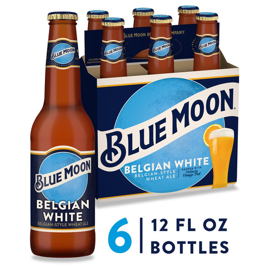 Blue Moon Belgian White Wheat Ale Bottles