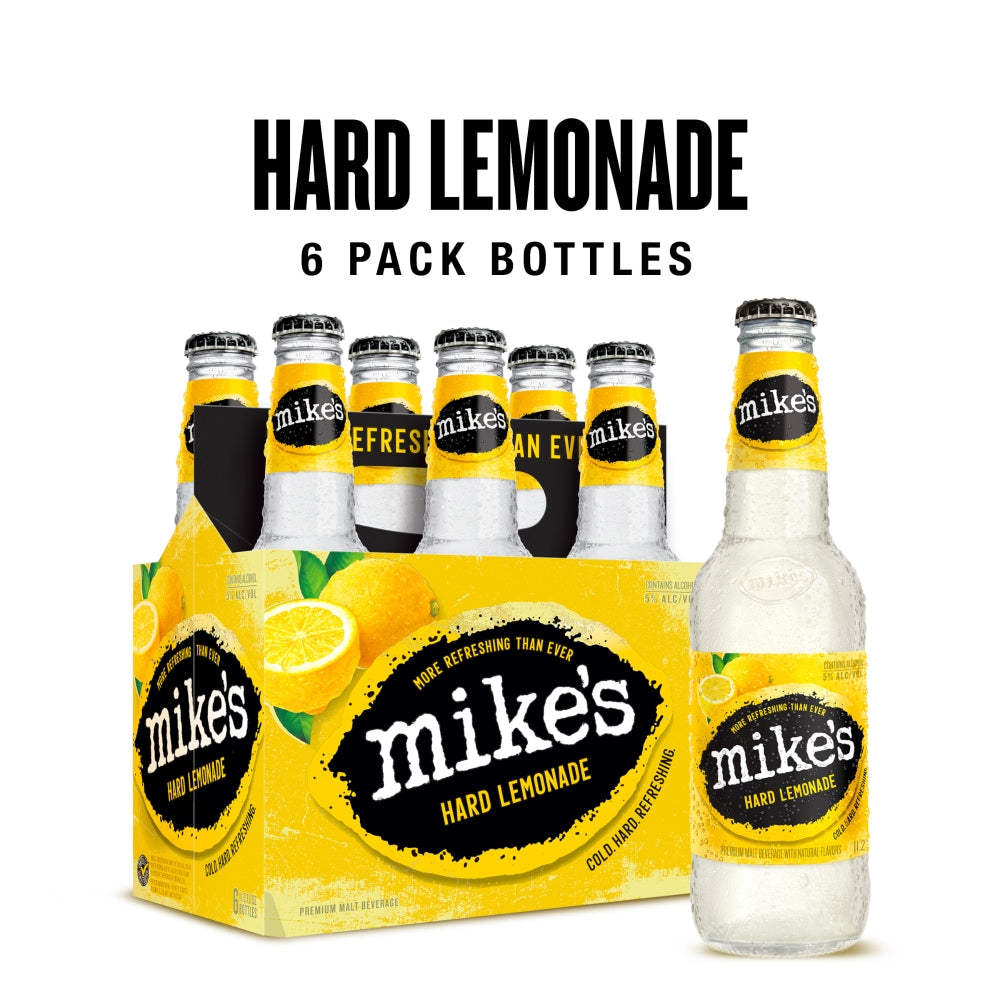 Mike's Hard Lemonade Premium Malt Beverage Bottles