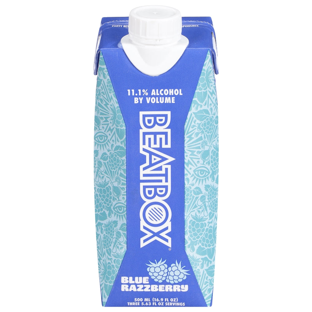 BeatBox Blue Razzberry Wine Carton