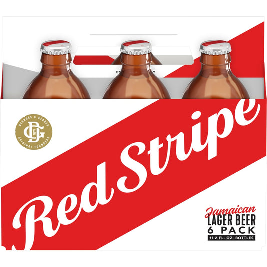 Red Stripe Jamaican Lager Beer Bottles