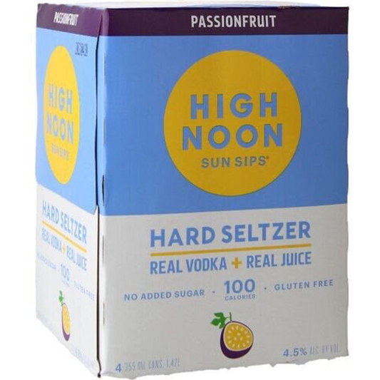 High Noon Passionfruit Hard Seltzer Can