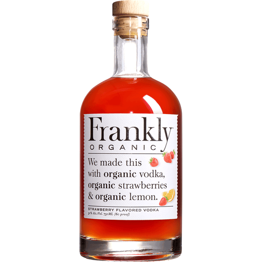 Frankly Organic Strawberry Vodka Bottle