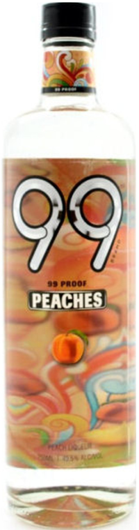 99 Brand Peaches Schnapps Bottle