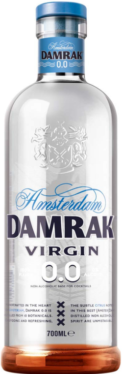 Damrak Non-Alcoholic Virgin Amsterdam Gin Bottle