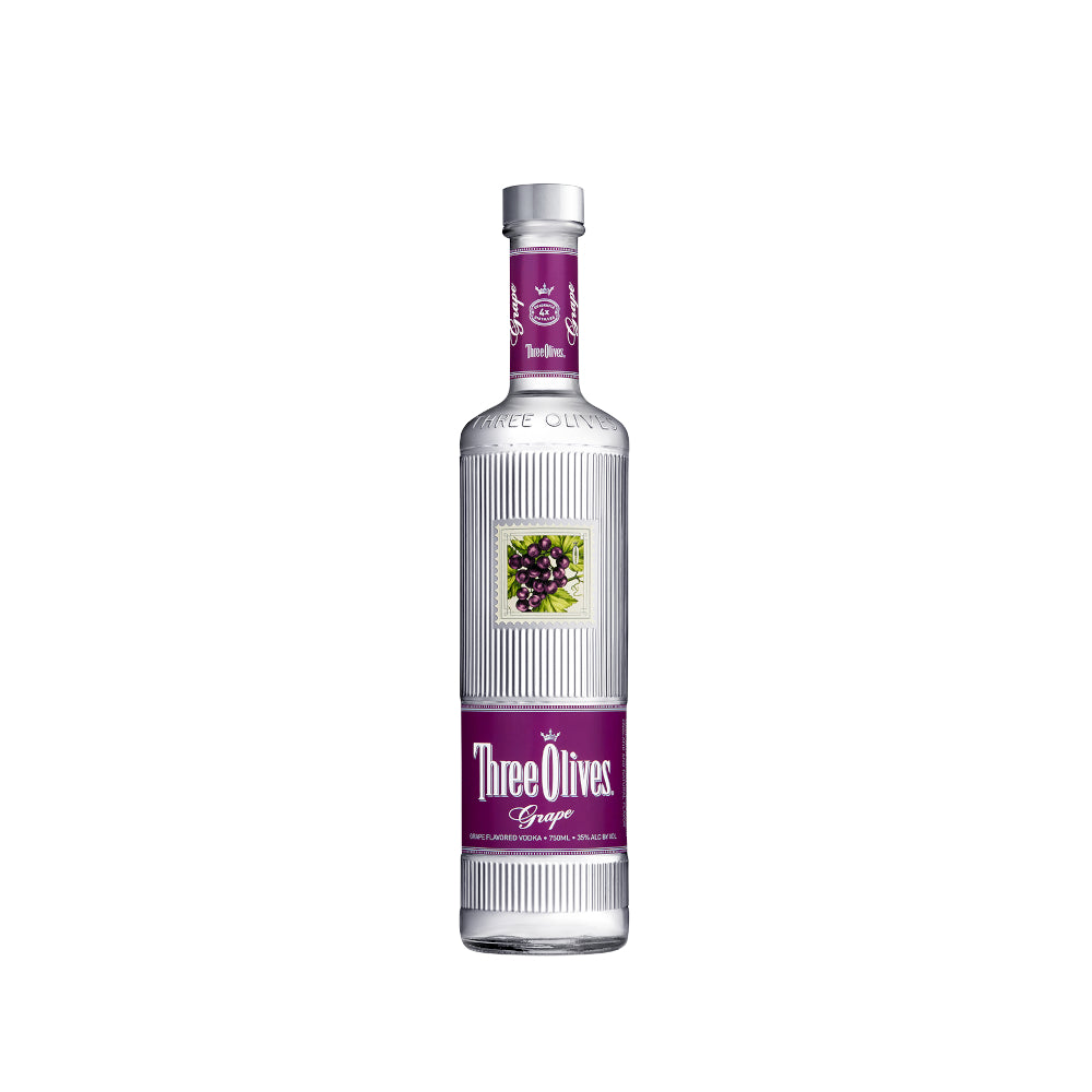 Three Olives Grape Vodka Bottle