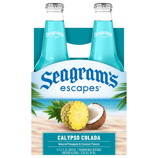 Seagram's Escapes Calypso Colada Premium Malt Beverage Bottles