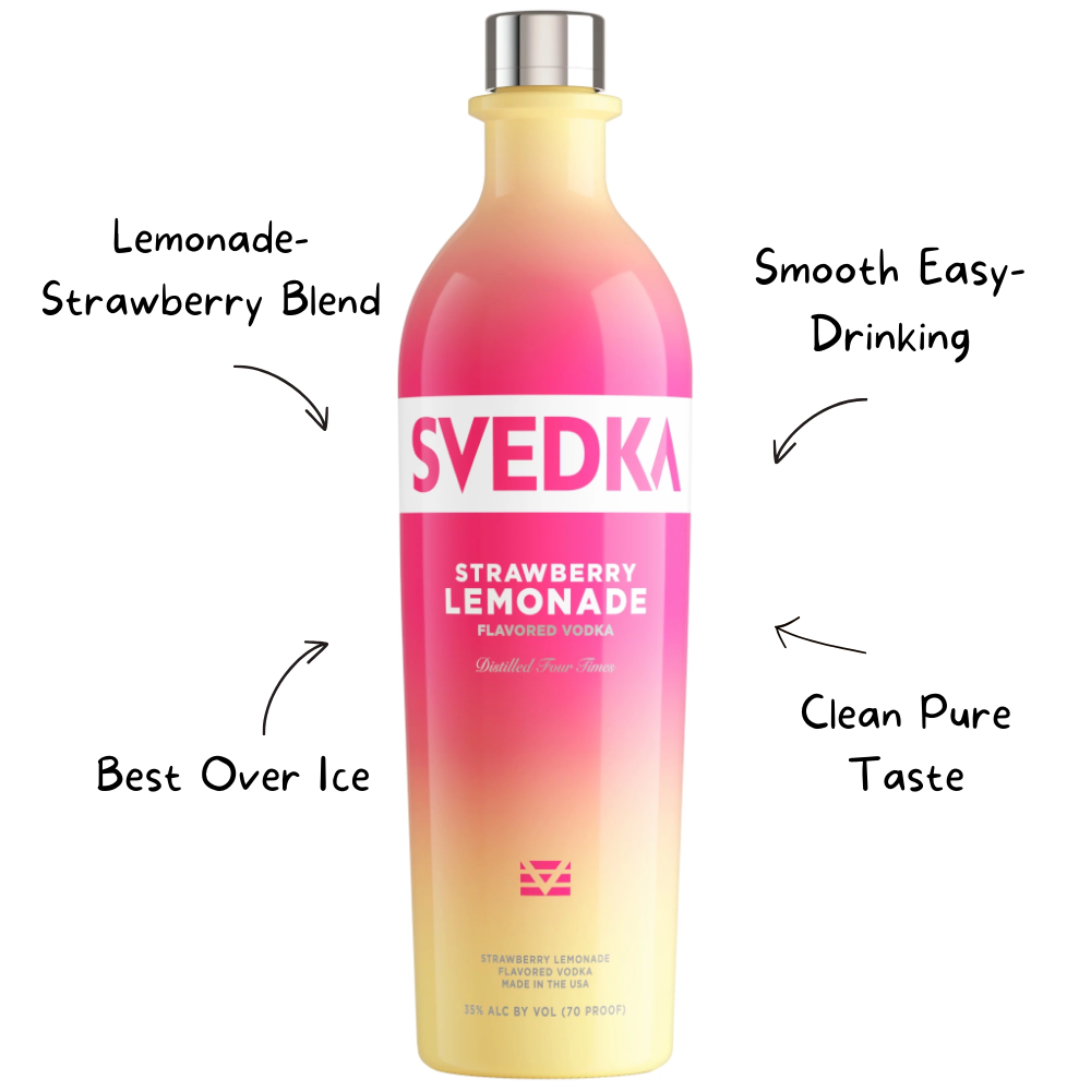 Svedka Strawberry Lemonade Vodka Bottle