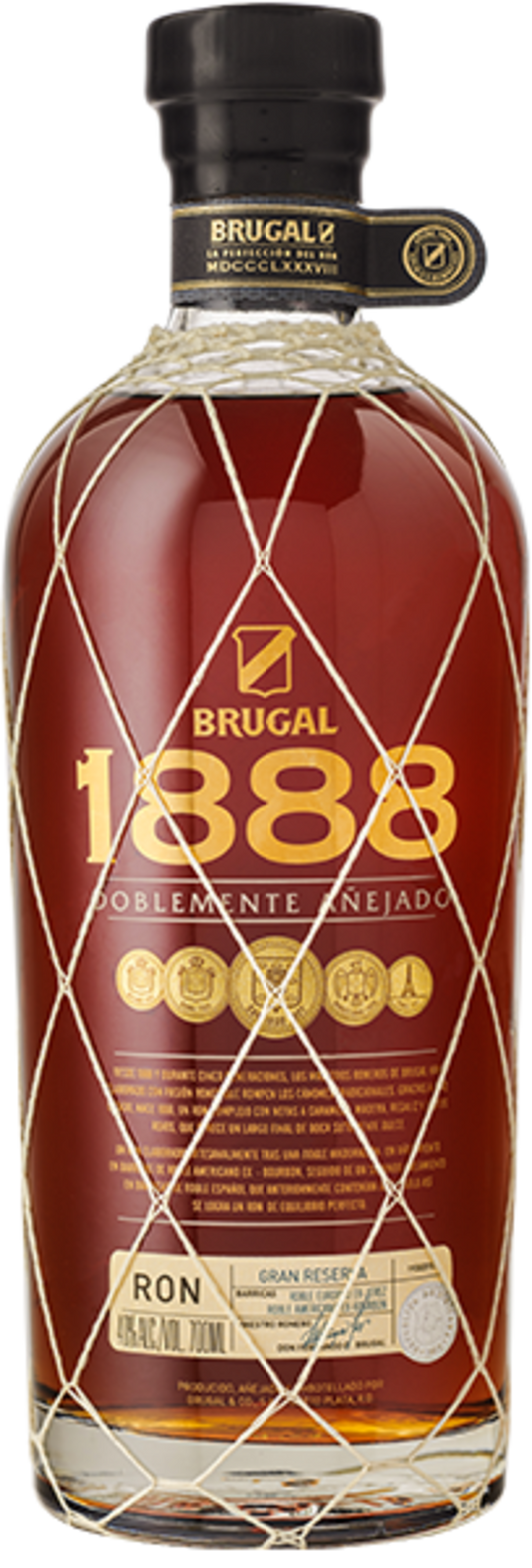 Brugal 1888 80 Proof Gran Reserva Doblemente Anejado Rum Bottle