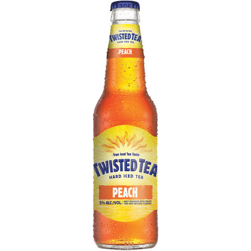 Twisted Tea Peach Hard Iced Tea Can Bottle