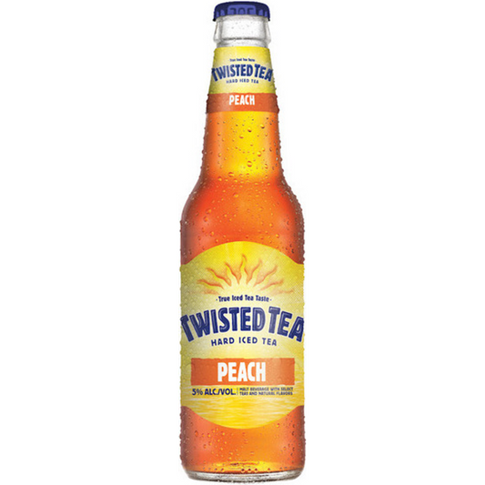 Twisted Tea Peach Hard Iced Tea Can Bottle