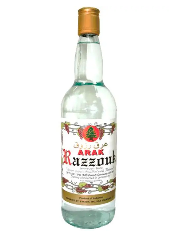 Razzouk Arak Anise Liqueur Bottle Lebanon