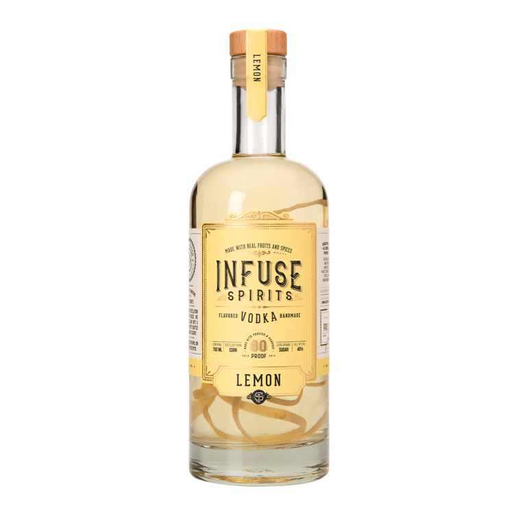 Infuse Spirits Lemon Vodka Bottle