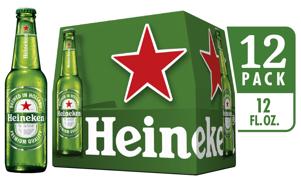 Heineken Original Premium Malt Lager Bottles