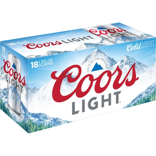 Coors Light American Light Lager Cans