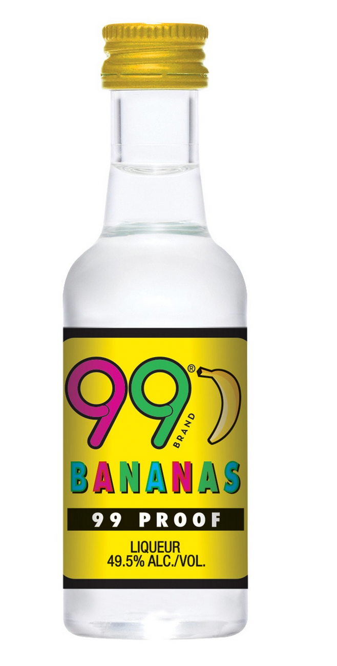 99 Brand 99 Proof Bananas Liqueur Bottle