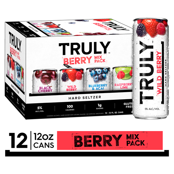 Truly Berry Mix Spiked & Sparkling Hard Seltzer Cans