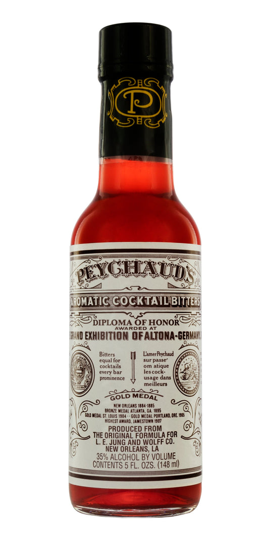 Peychaud's Aromatic Cocktail Bitters Bottle