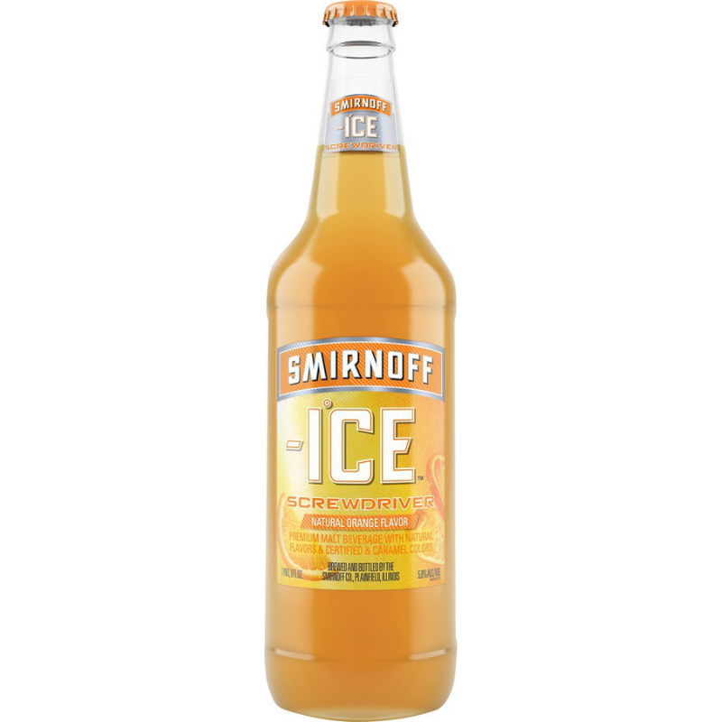 Smirnoff Ice Screwdriver Malt Beverage Bottle