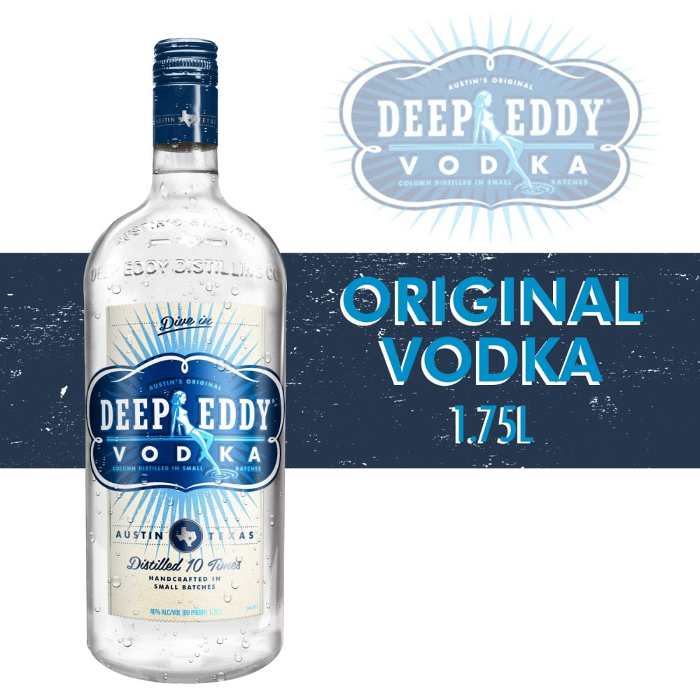 Deep Eddy Distilled 10 Times Vodka Bottle