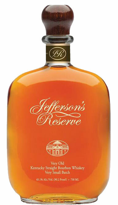 Jefferson's Reserve 90.2 Proof Very Old Kentucky Straight Bourbon Whiskey Bottle