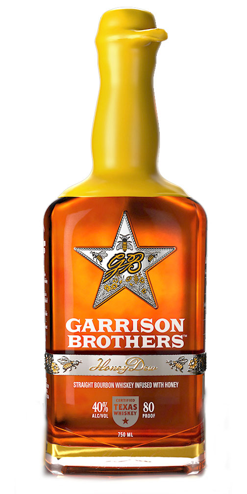 Garrison Brothers 80 Proof Honey Dew Texas Straight Bourbon Whiskey Bottle