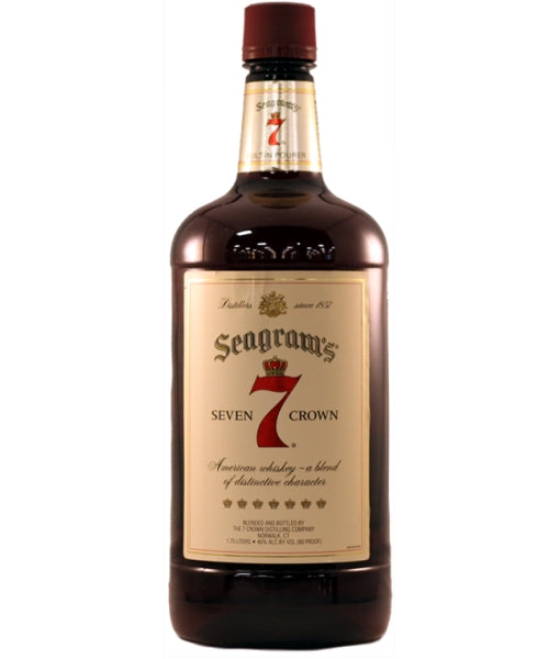 Seagram's 7 Crown 80 Proof American Blended Whiskey Bottle