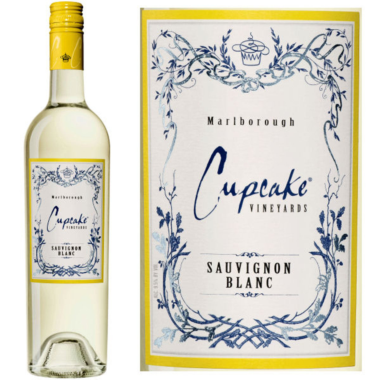 Cupcake Vineyards Sauvignon Blanc Bottle New Zealand, 2019