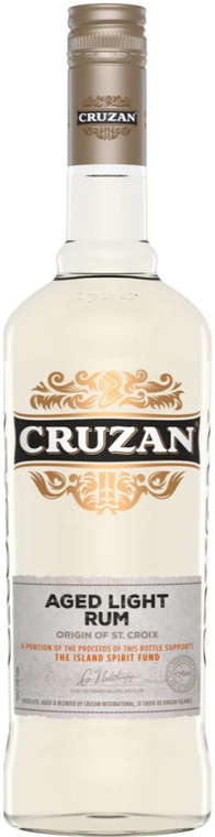 Cruzan Aged Light Rum Bottle