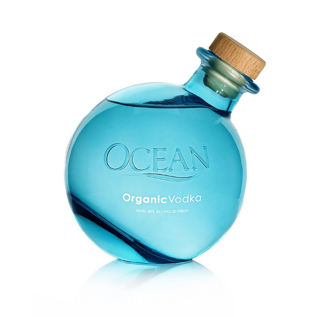 Ocean Organic Vodka Bottle