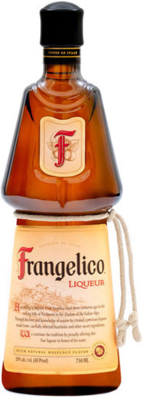 Frangelico Hazelnut Liqueur Bottle