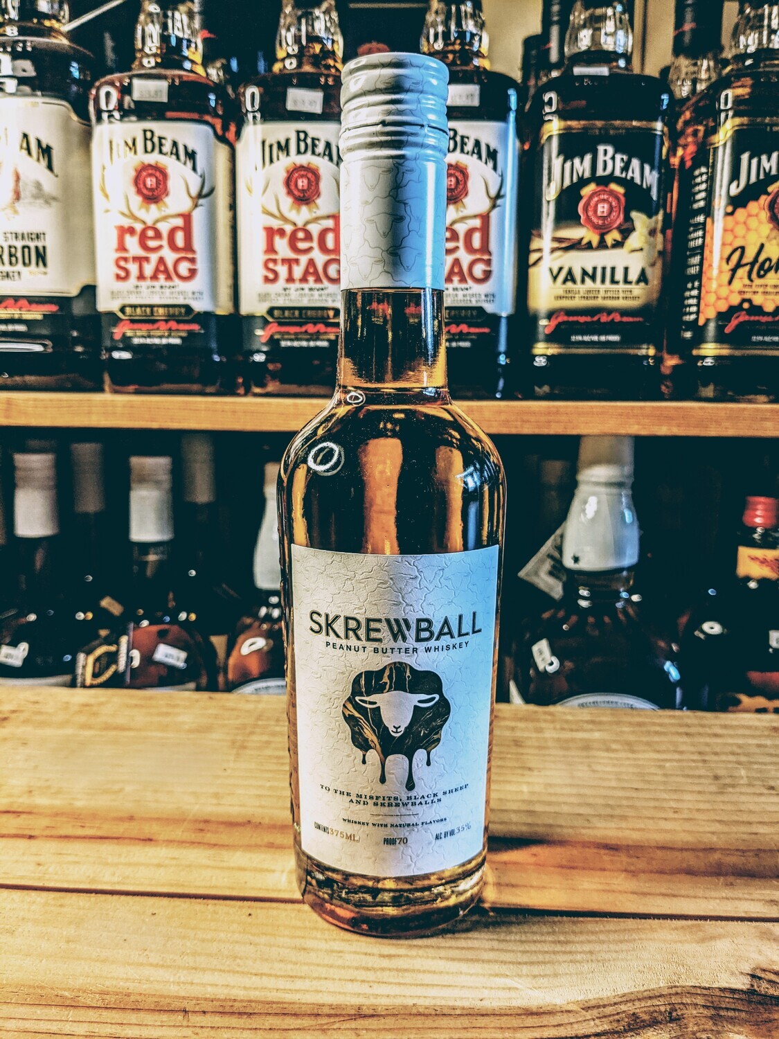 Skrewball Peanut Butter Whiskey Bottle