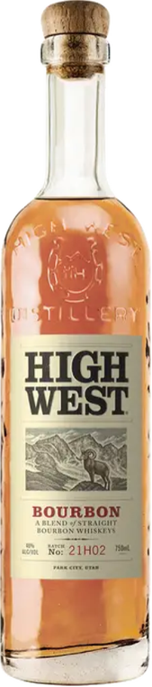 High West 92 Proof Bourbon Whiskey Bottle