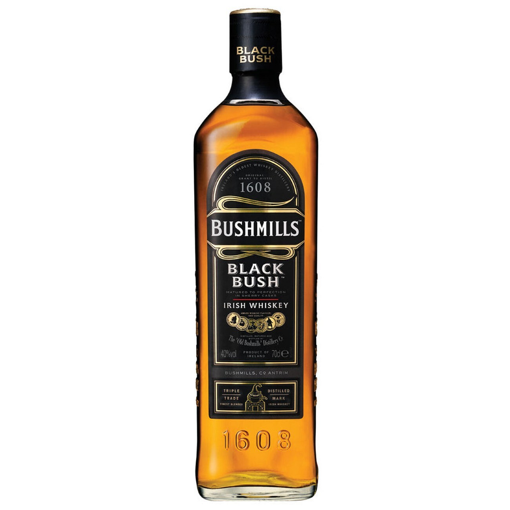 Bushmills Black Bush Blended Irish Whiskey Bottle