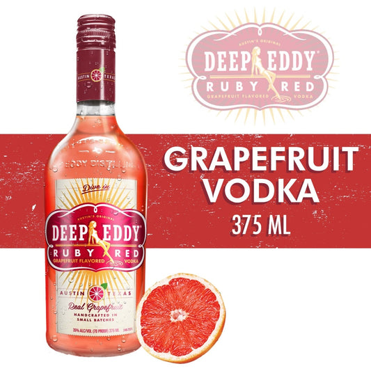 Deep Eddy Gluten Free Grapefruit Ruby Red Vodka Bottle