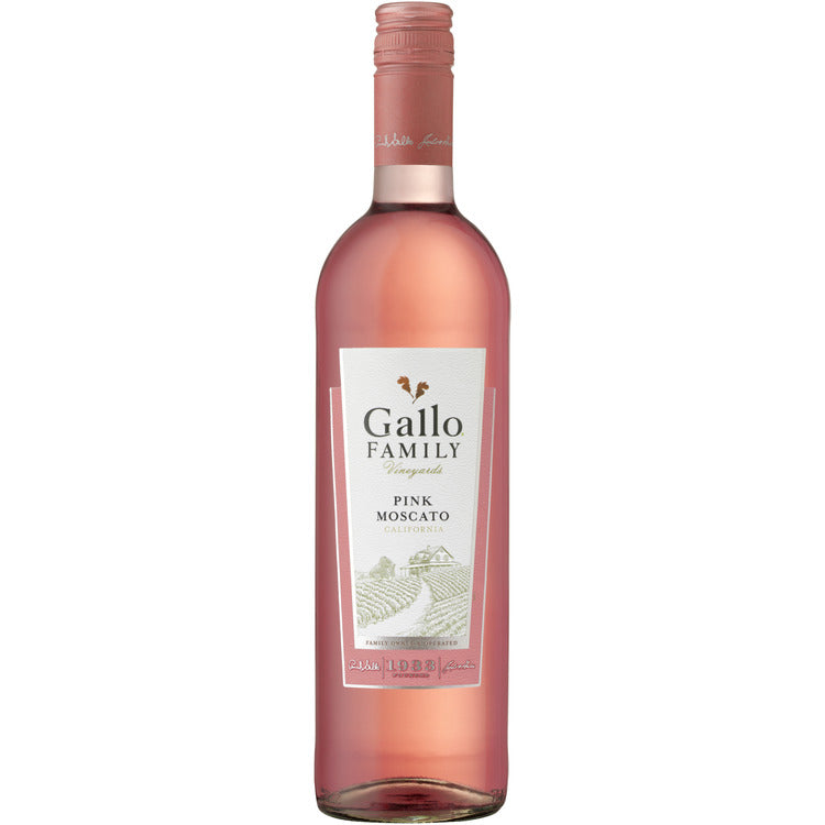 Gallo Family Vineyards Pink Moscato Bottle