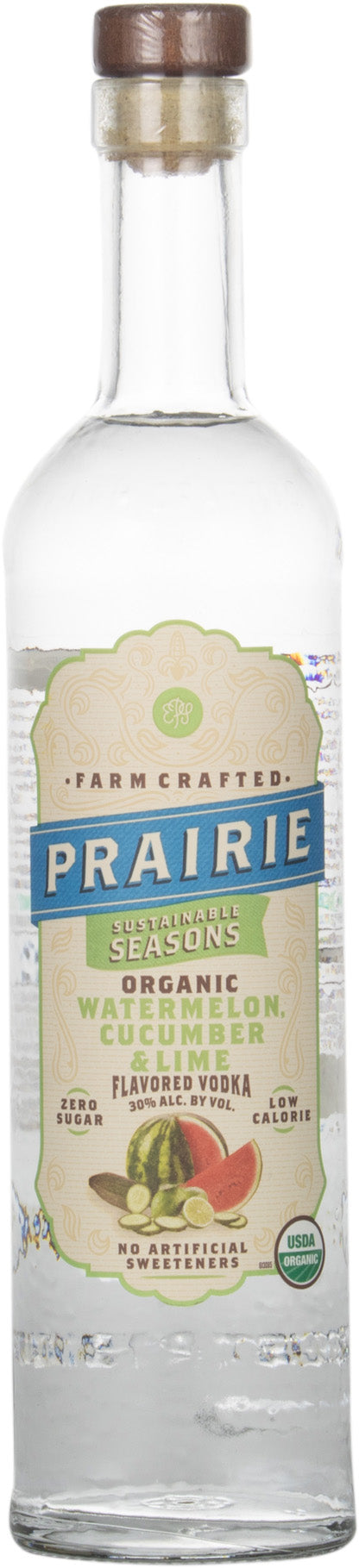 Prairie Organic Spirits Watermelon, Cucumber & Lime Vodka Bottle