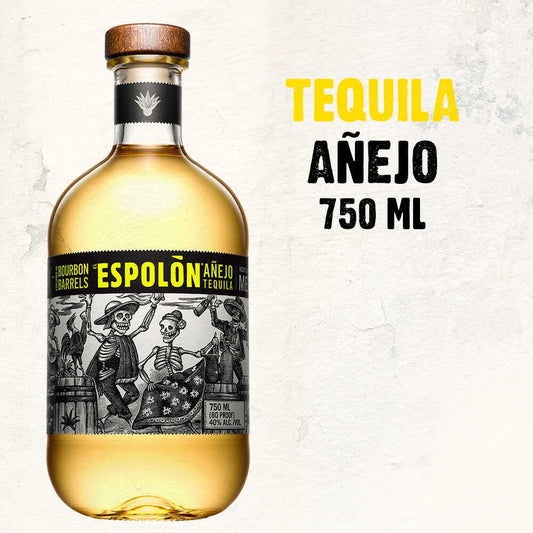 Espolon 80 Proof Anejo Tequila Bottle