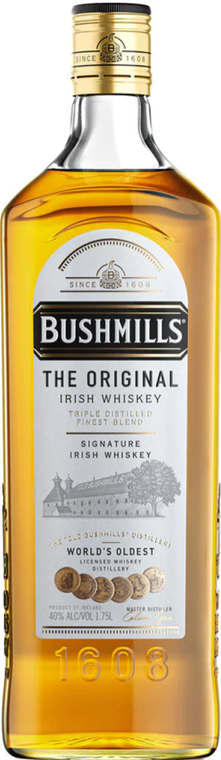 Bushmills Original Blended Irish Whiskey Bottle