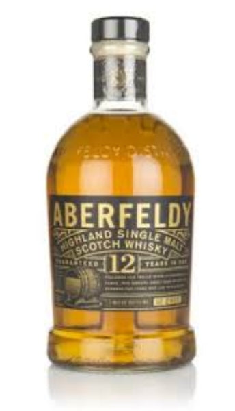 Aberfeldy 12 Year Old Highland Single Malt Scotch Whisky Bottle