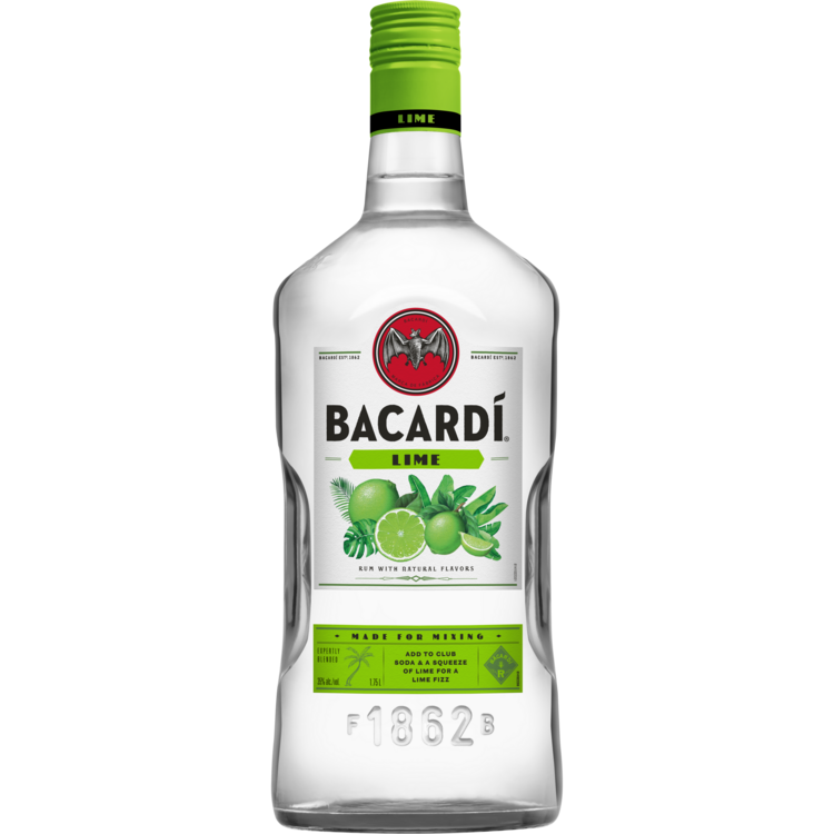 Bacardi Lime Rum Bottle