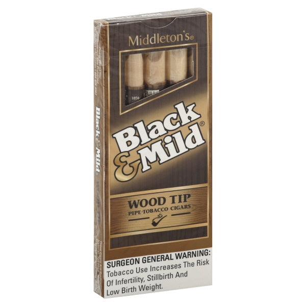 Black & Mild Cigars - Wood Tipped