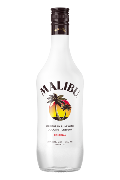 Malibu Original Caribbean Rum with Coconut Liqueur Bottle