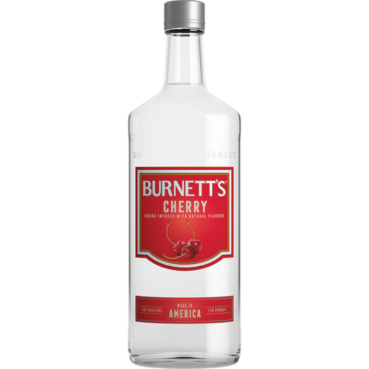 Burnett's Cherry Vodka Bottle