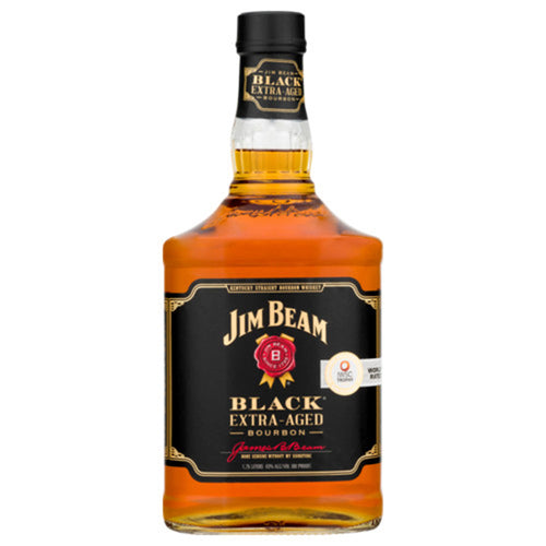 Jim Beam Black 86 Proof Extra-Aged Kentucky Straight Bourbon Whiskey Bottle