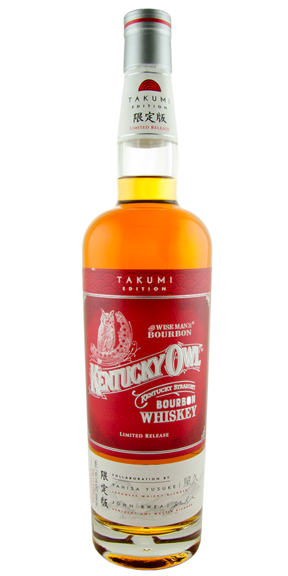 Kentucky Owl Takumi Edition 100 Proof Straight Bourbon Whiskey Bottle