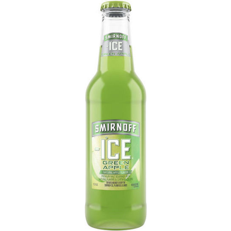 Smirnoff Ice Green Apple Malt Beverage Bottle